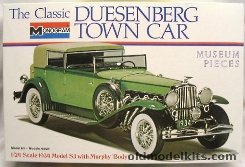 Monogram 1/24 1934 Duesenberg Town Car Model  SJ Murphy Body, 7549 plastic model kit